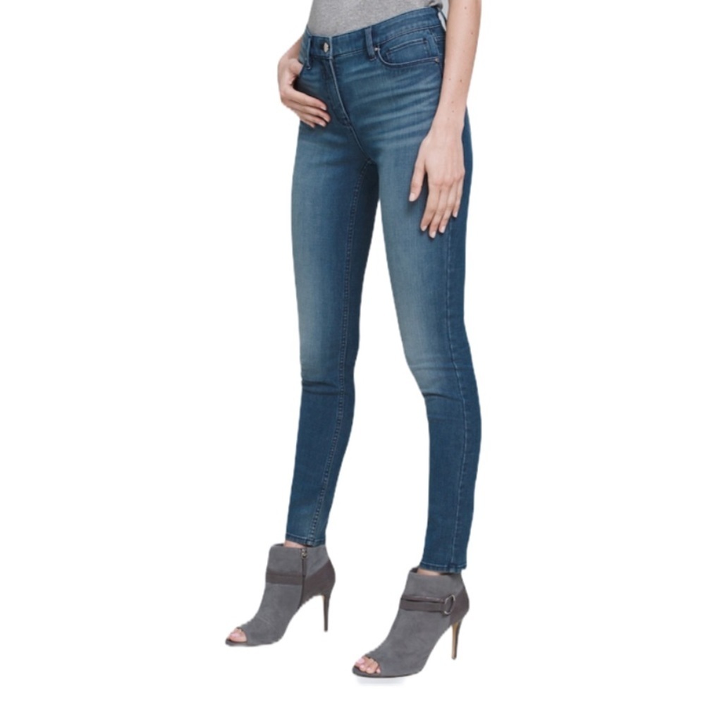 Free People Skinny Ankle Jeans 26 medium wash